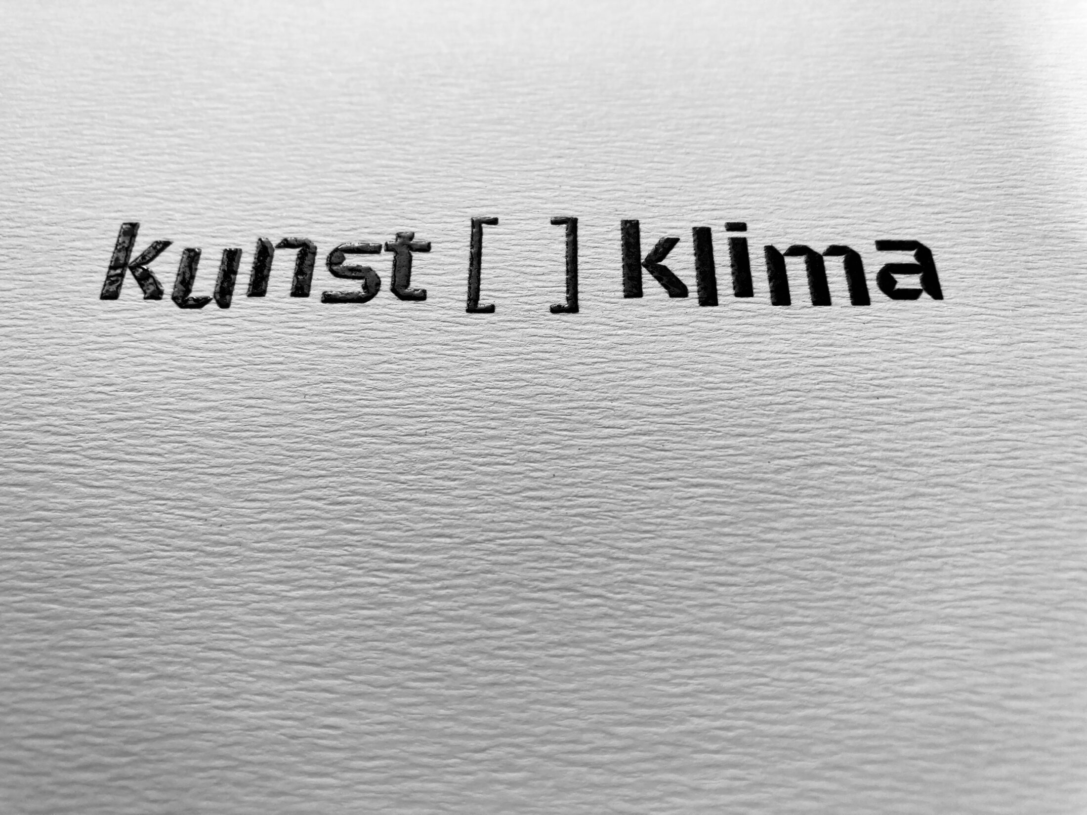 Curation kunst [ ] klima