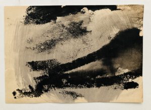 Gestein Tusche auf Papier